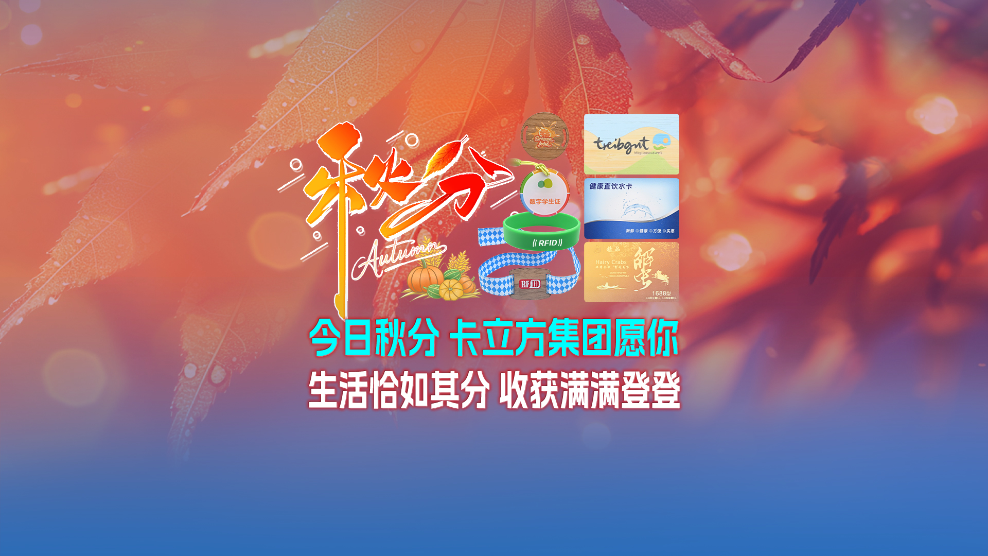 秋分至，卡立方集團(tuán)智能卡工廠以RFID多元化物聯(lián)網(wǎng)產(chǎn)品科技賦能萬(wàn)物互聯(lián)